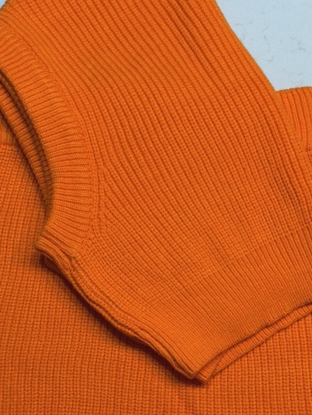 Triple Threads Bright Orange Knit Crop Top and Mini Skirt Set - Picture 8 of 8